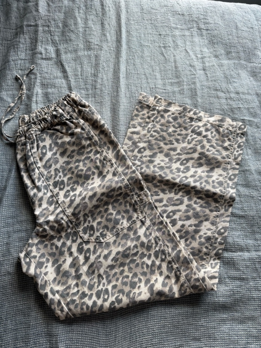aerie Leopard-Print pants
